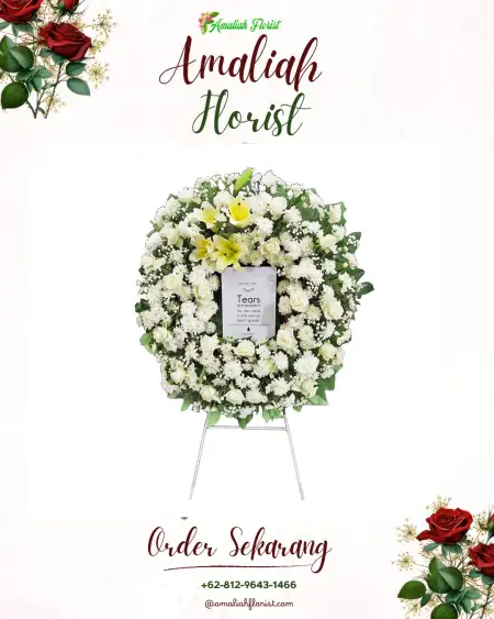 Krans Bunga Duka ciputat elok